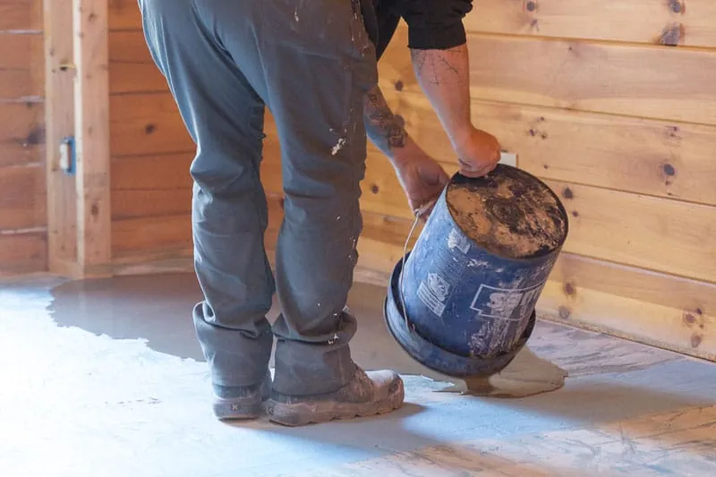 Flooring work by Schwanz Construction