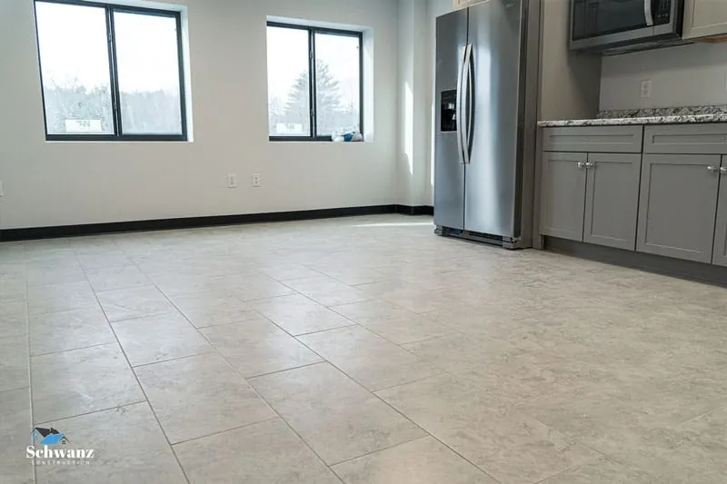 Tile work by Schwanz Construction