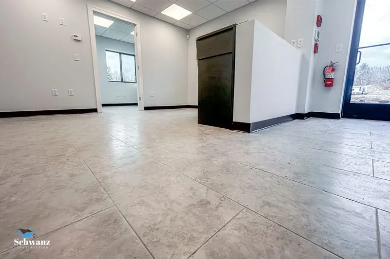 Tile work by Schwanz Construction