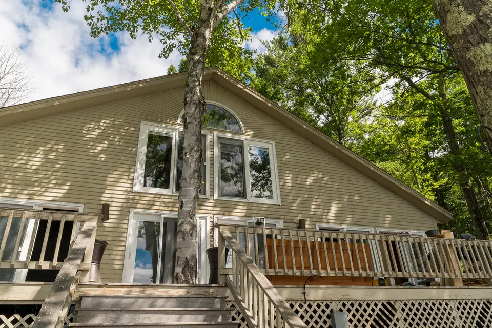 Waterfront renovation project in Rattlesnake Island, NH by Schwanz Construction